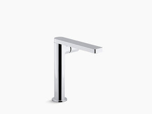 Kohler Composed Single-control tall basin faucet with drain in polished chrome