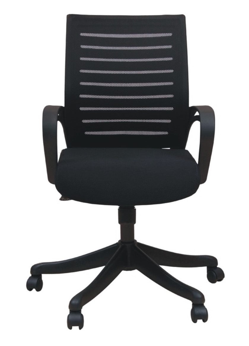 Detec™ Adiko Low Back Mesh Chair Ergonomic Chair - Black Color