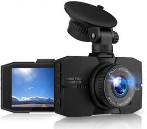 Open Box Unused Camark DC02 Dash Cam Front Rear Full HD Dual Camera