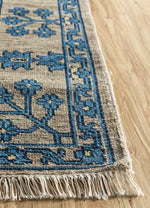 Load image into Gallery viewer, Jaipur Rugs Esme Wool Material Mild Coarse Texture 5x8 ft  Ink Blue
