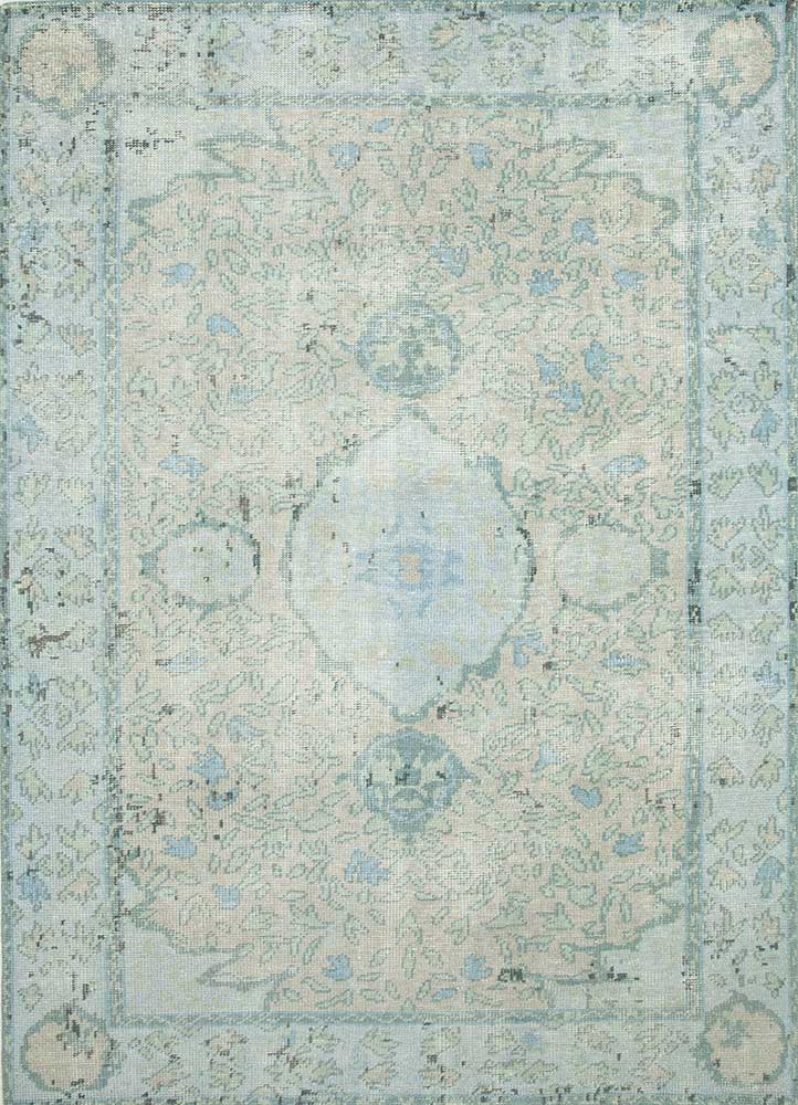Jaipur Rugs Revolution Modern Wool Material Hand Knotted Weaving Sea Mist Green