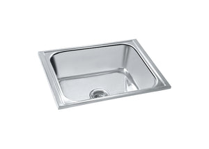 Parryware C854399 Eco Series Flat Edge, Gloss Finish Single Bowl Sink