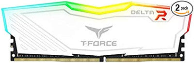 टीमग्रुप टी-फोर्स डेल्टा RGB DDR4 32GB (2x16GB) 3600MHz (PC4-28800) CL18 डेस्कटॉप