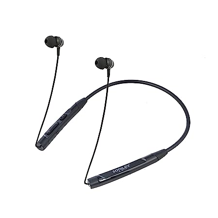 Open Box, Unused Sonilex BT114 Magnet Wireless Neckband Bluetooth Earphone Pack of 5