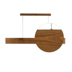 Load image into Gallery viewer, Slimline 48 Brown Wooden LED Hanging Lamp
