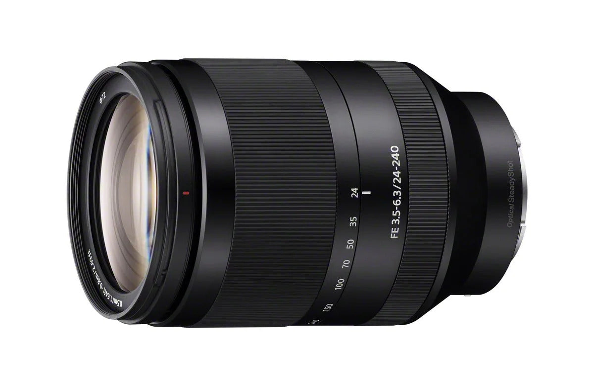 मिररलेस कैमरों के लिए Sony SEL24240 FE 24-240mm f/3.5-6.3 OSS ज़ूम लेंस