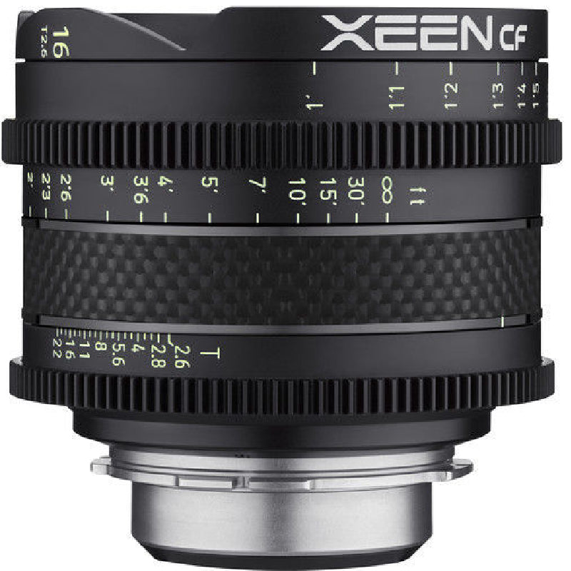 Samyang Xeen Cf 16mm T2.6 Professional Cine Lens For Canon Feet