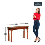 Load image into Gallery viewer, Detec™ Solid Wood Console Table - Honey Oak Finish

