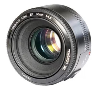 Open Box, Unused Yongnuo 50mm f1.8 Canon Lens Black