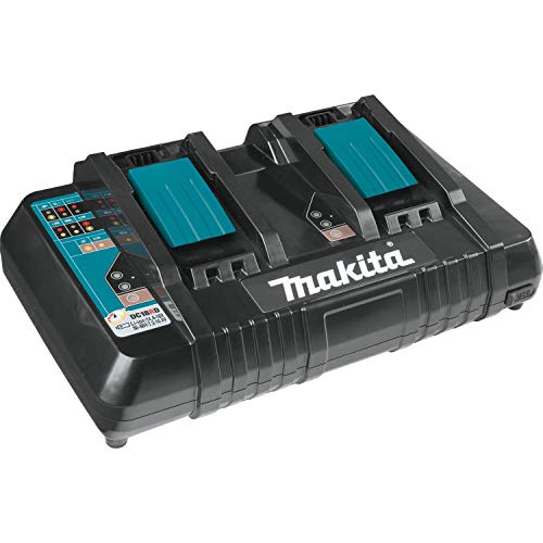 Makita 18V LXT DC18RD Lithium‑Ion Dual Port Rapid Optimum Charger