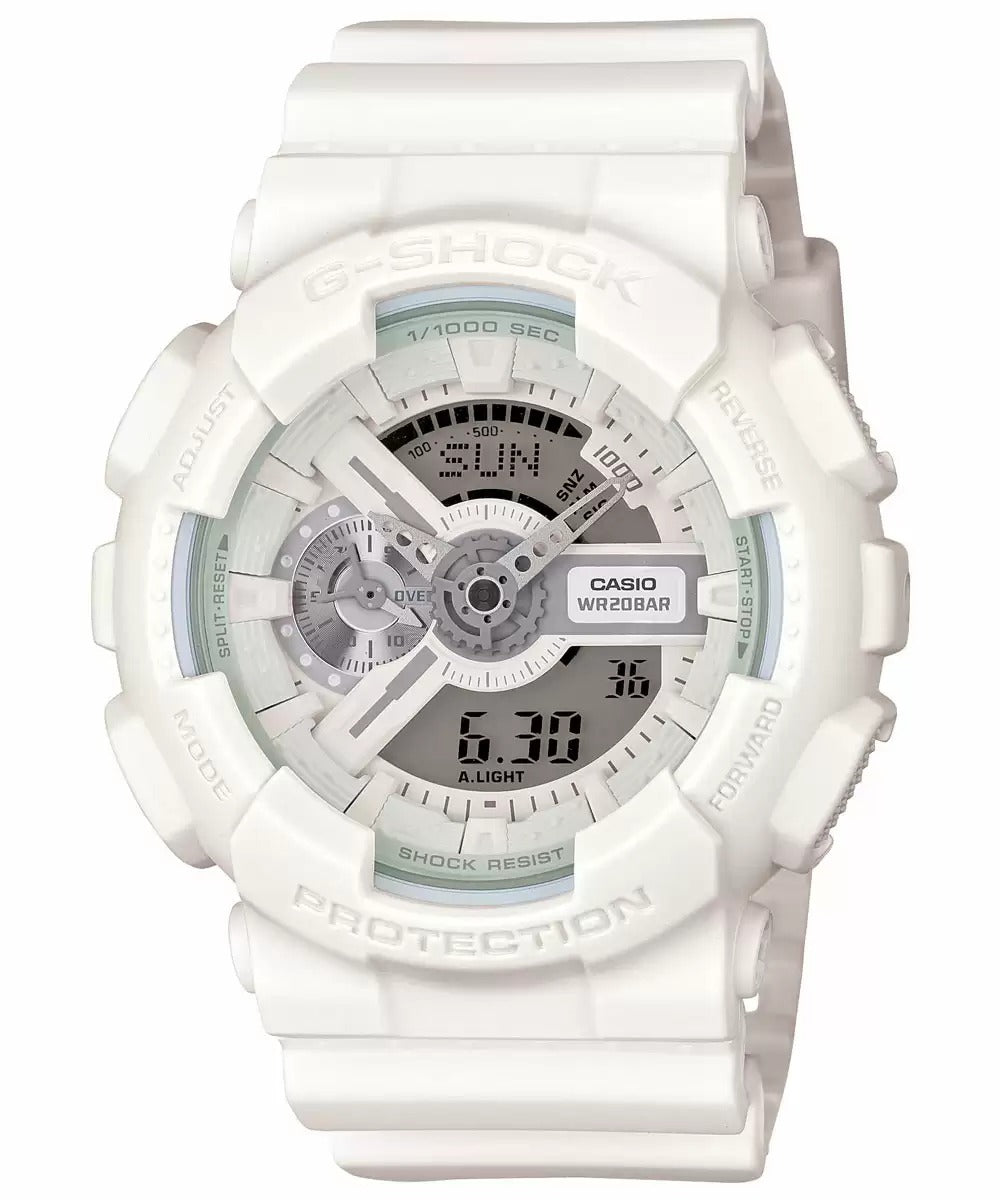 Casio G Shock Analog Digital White Dial Men's Watch GA 110BC 7ADR G516