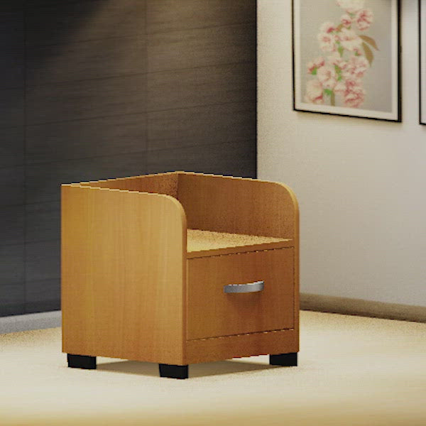 Detec™ Bedside Table with single drawer