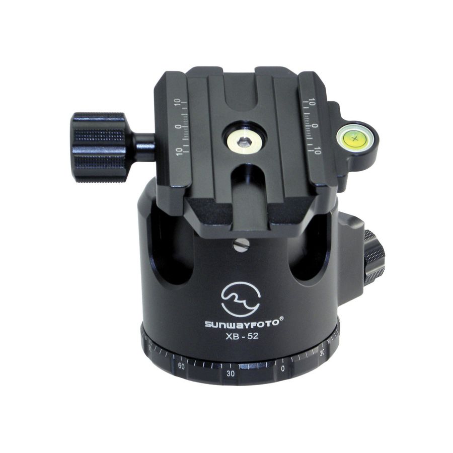 Sunwayfoto XB 52 Low Profile Ball Head With Screw Knob Clamp DDC 60x