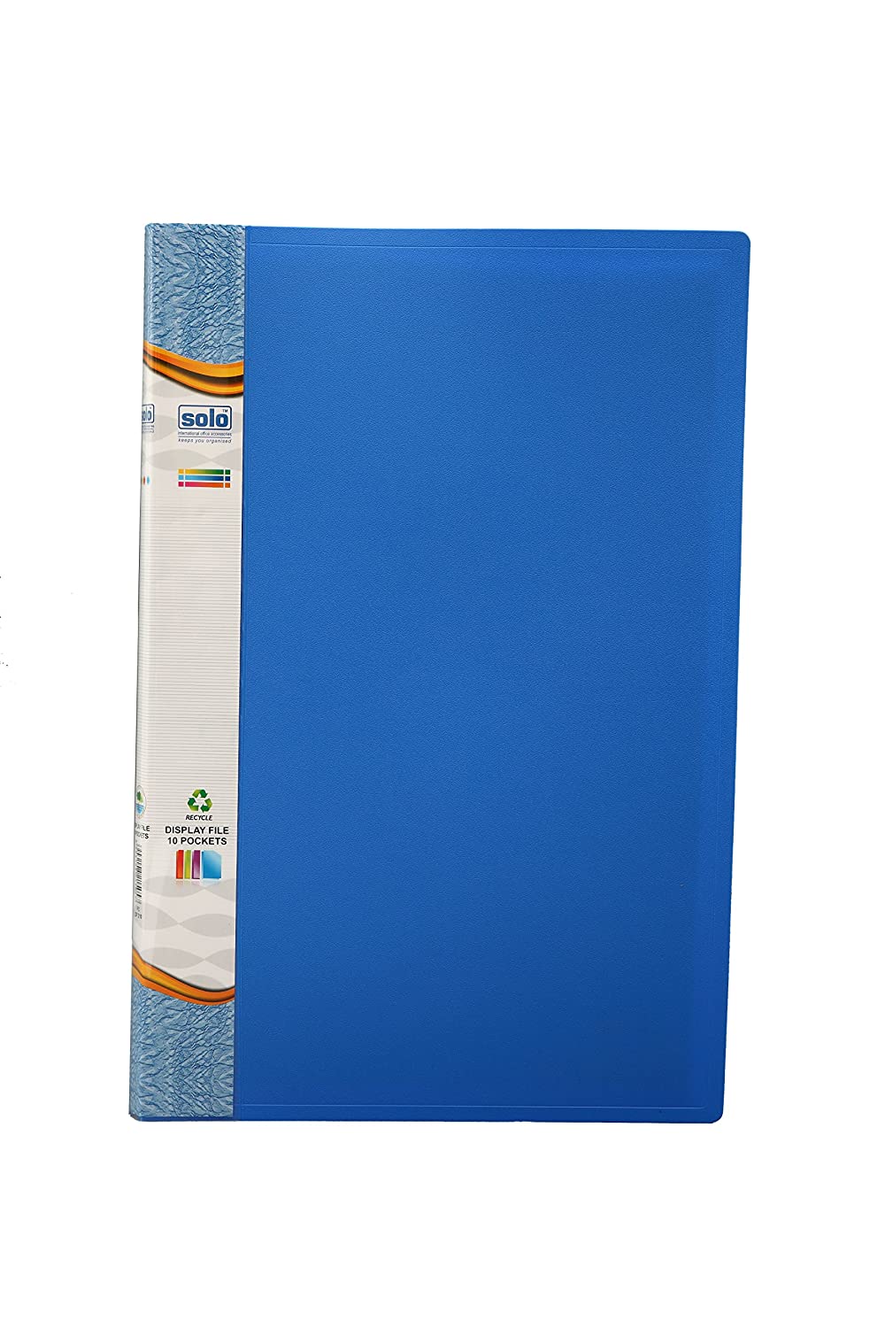 Solo DF210 Display File 10 Pockets Blue Pack of 10