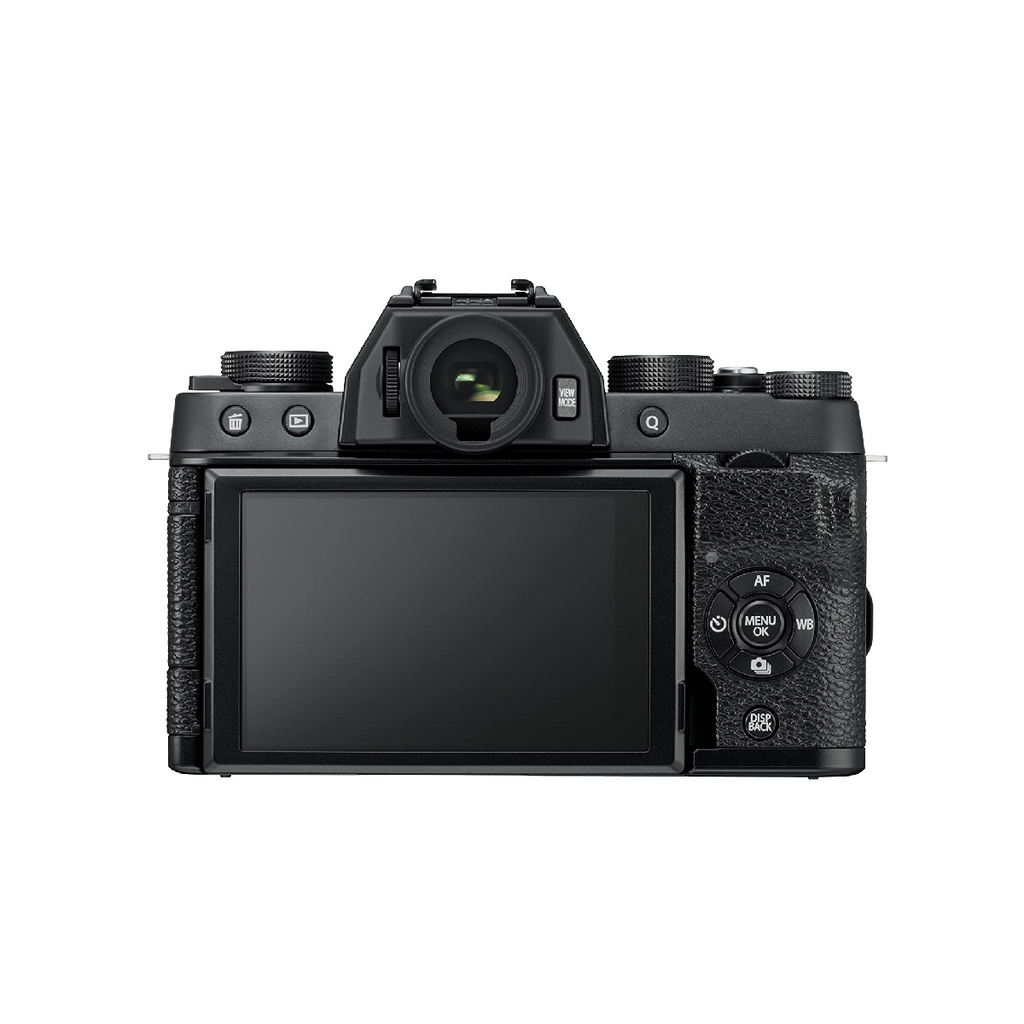 फुजीफिल्म एक्स टी100 मिररलेस डिजिटल कैमरा 15 45 मिमी लेंस के साथ काला