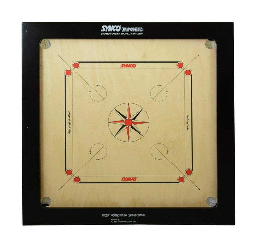 Detec™ Synco Bull Dog Super Carrom Board