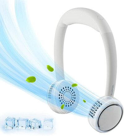 Hand Free Wearable Essi Portable Neck Fan - Headphone Design