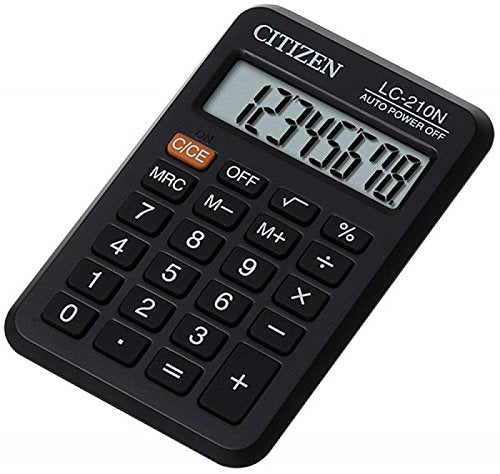 Detec™ Citizen LC 210N Pocket Calculator ( Pack of 2 )