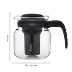 Load image into Gallery viewer, Borosil IH11KF15215 F/MW/P Carafe With Strainer Black 1.5 l Pack of 12
