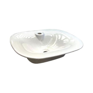 Parryware Table Top Rectangle Shaped White Basin Area Splurge C898S