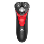 Load image into Gallery viewer, Havells RS7005 3 Head Rotary Shaver with Built in pop up Trimmer for Wet &amp; Dry Shave Black &amp; Red
