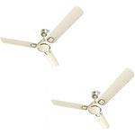 Load image into Gallery viewer, Bajaj Regal Gold NXG 1200mm Ceiling Fan (Matte Ivory)
