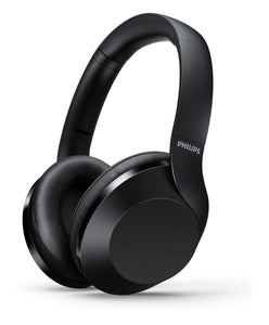 Philips Audio Performance TAPH802BK Hi-Res Audio Bluetooth 5.0 Over-Ear Headphones with Quick Charge (Black)