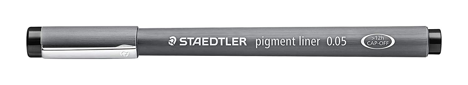Detec™ Staedtler Pigment Liner, 0.05mm, Black Ink (308-0.05)