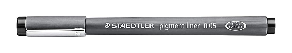 Detec™ स्टैडलर पिगमेंट लाइनर, 0.05 मिमी, काली स्याही (308-0.05)