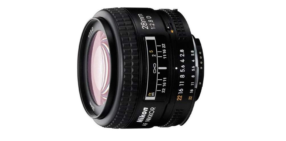 Nikon AF Nikkor 28mm F/2.8D Prime Lens