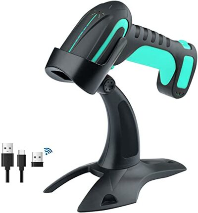 Tera 1D 2D QR Barcode Scanner Wireless with Stand