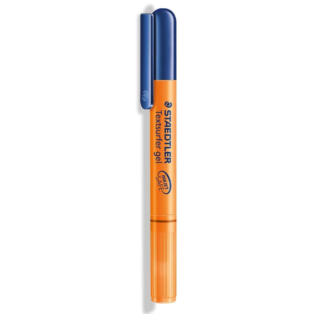Detec™ Staedtler Gel Highlighter Textsurfer Gel, Fluorescent Orange (264-4) (Pack of 10)
