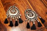 Load image into Gallery viewer, Detec Homzë Silver Earrings 
