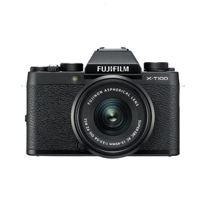Fujifilm X T100 Mirrorless Digital Camera With 15 45mm Lens Black