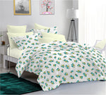 Load image into Gallery viewer, Sleeping Owls Allure 100% Soft Cotton 144 Tc Double Bedsheet with 2Pc Pillow Cover-228Cm X 254 cm
