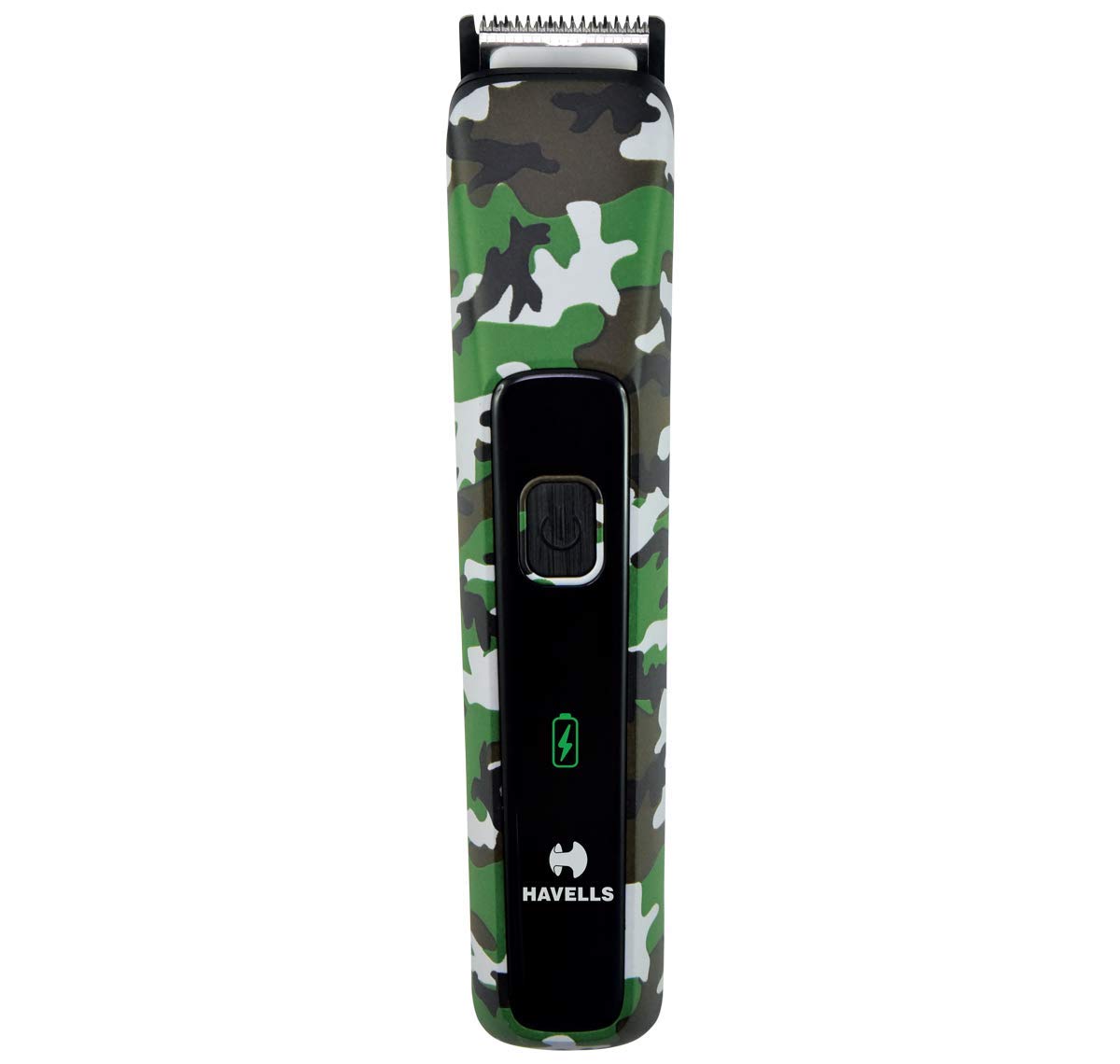 Havells BT5113 C Rechargeable Beard Trimmer Military Black & Green