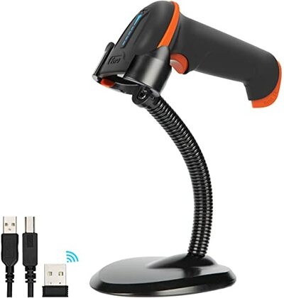 Tera Barcode Scanner Wireless and Wired with Battery Level Indicator 1D 2D QR Digital