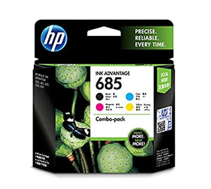 HP 685 CMYK Ink Cartridge Combo 4-Pack