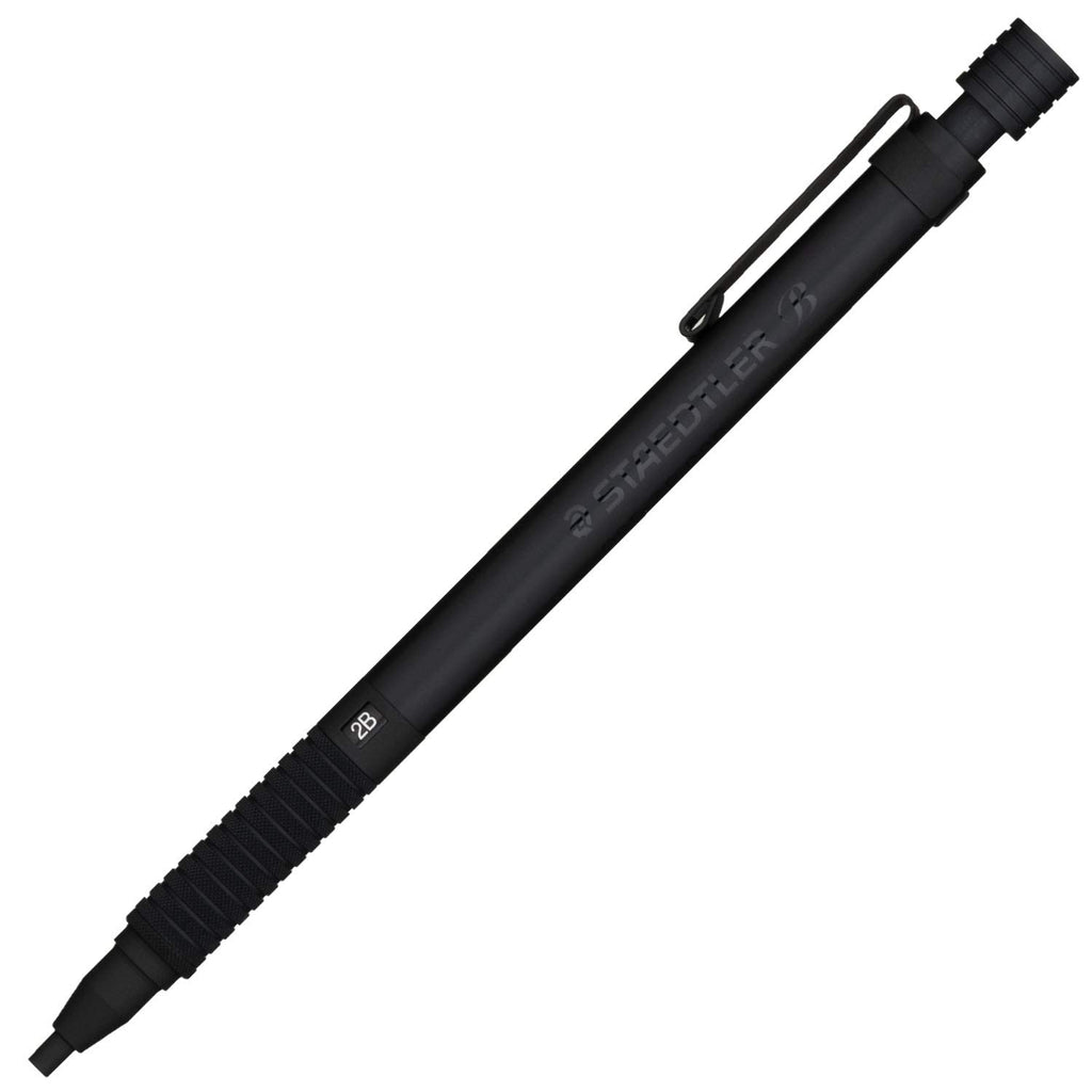 2mm ड्राफ्टिंग के लिए Detec™ Staedtler मैकेनिकल पेंसिल ऑल ब्लैक 925 35-20B (2.0)