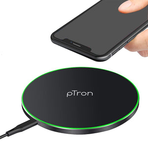Open Box, Unused pTron Bullet Wireless WX21 15W Fast Charging Pad