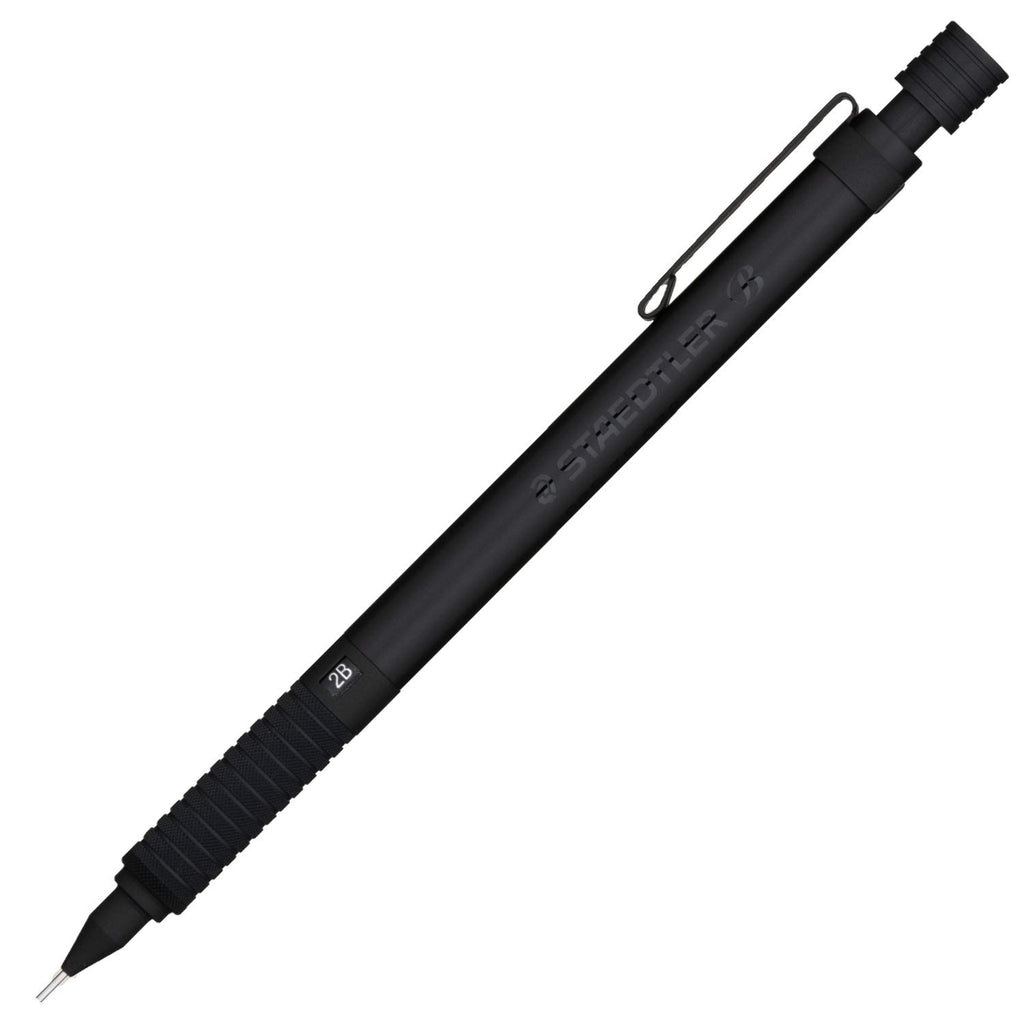 2mm ड्राफ्टिंग के लिए Detec™ Staedtler मैकेनिकल पेंसिल ऑल ब्लैक 925 35-20B (0.3)