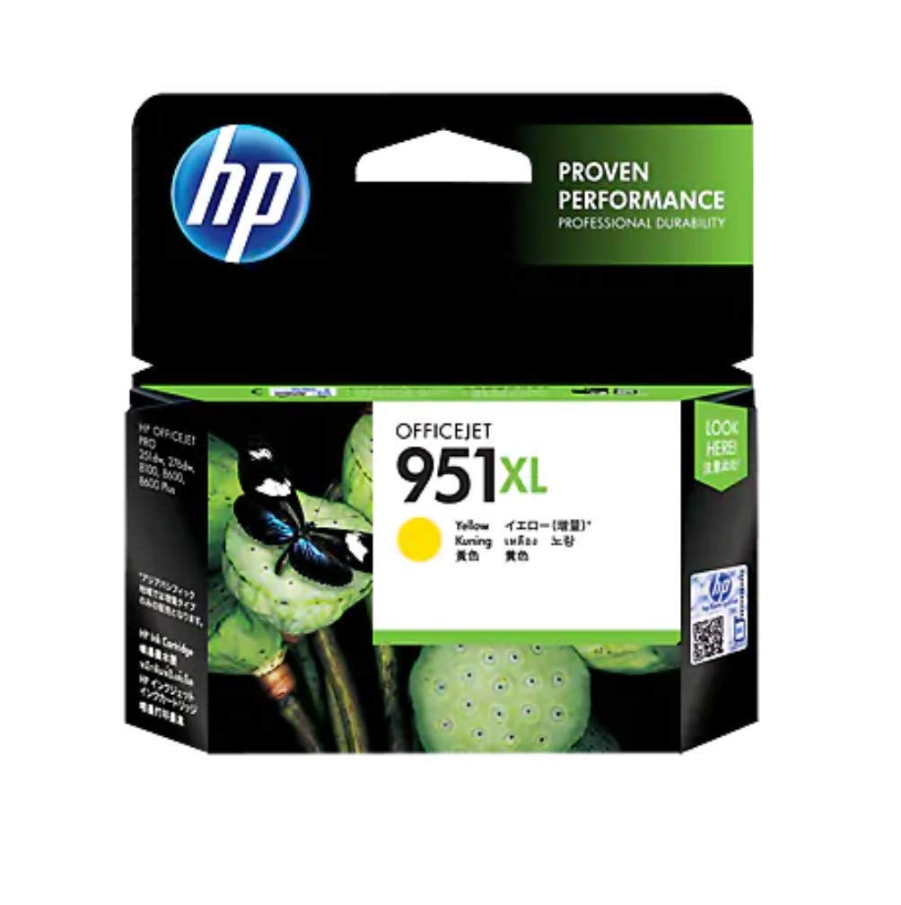 HP 951XL Yellow Officejet Ink Cartridge Pack of 2