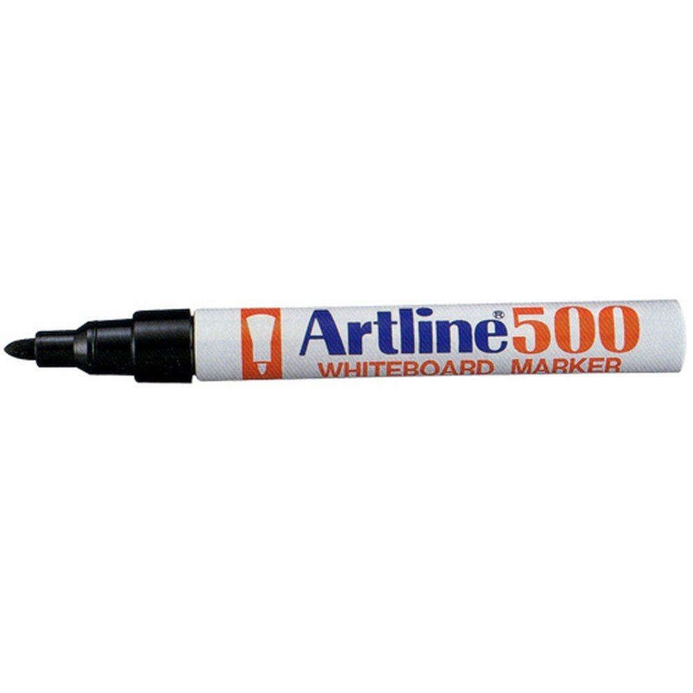 Detec™ Artline Ek 500 Whiteboard Marker - Black, Pack of 10