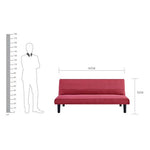 Load image into Gallery viewer, Detec™Ventura Sofa Cum Bed in Maroon Red
