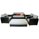 Load image into Gallery viewer, Detec™Brazil Diwan Sofa Set With Upholstery Multicolor Pillows
