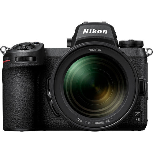 Nikon Z7 II मिररलेस कैमरा 24-70mm f/4 लेंस के साथ