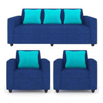 Load image into Gallery viewer, Detec™ Albania Fabric Blue Sofa Set
