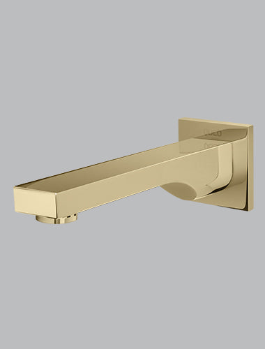 Queo Wall Mounted Spout (Gold)