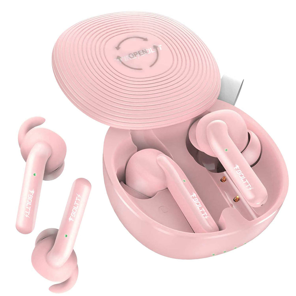 Open Box, Unused Fire-Boltt BE1100 Bluetooth Truly Wireless In Ear Earbuds with Mic (Pink)