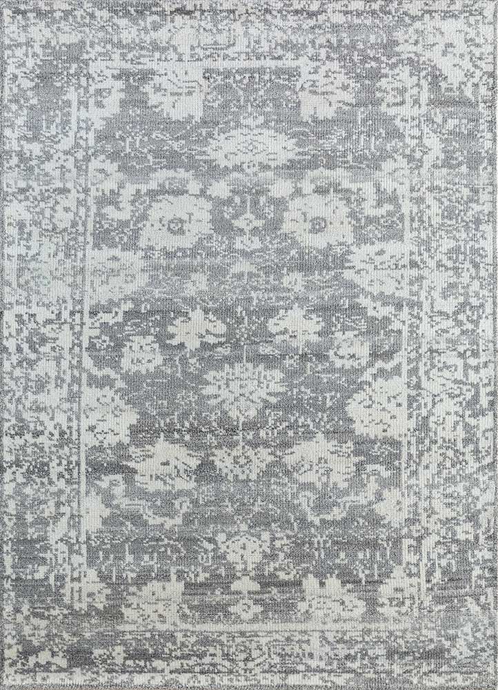 Jaipur Rugs Eden Wool And Viscose Material Hand Knotted Weaving 5x8 ft Black Berry